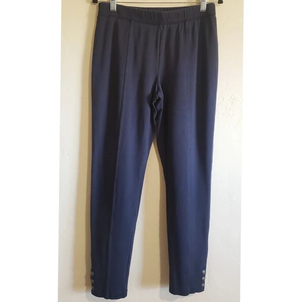 Talbots Pants Blue Women's Sz. ML Elastic Waist Trouser